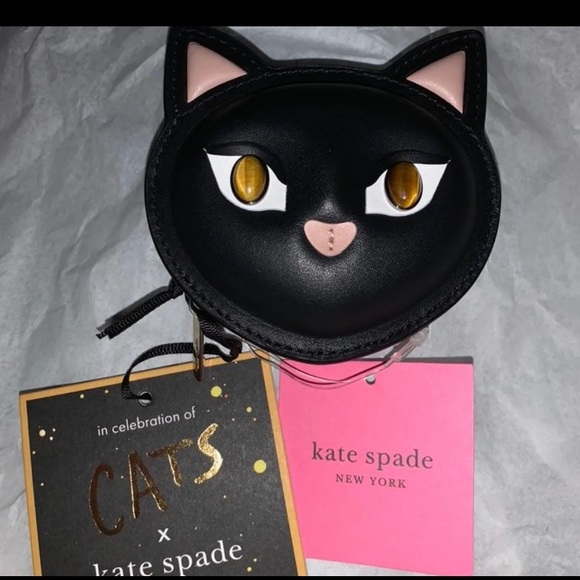 CATS Kate Spade super cute Coin Purse New - Picture 2 of 2